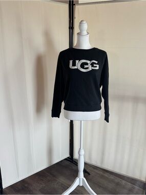 UGG Black Sweatshirt with White Logo